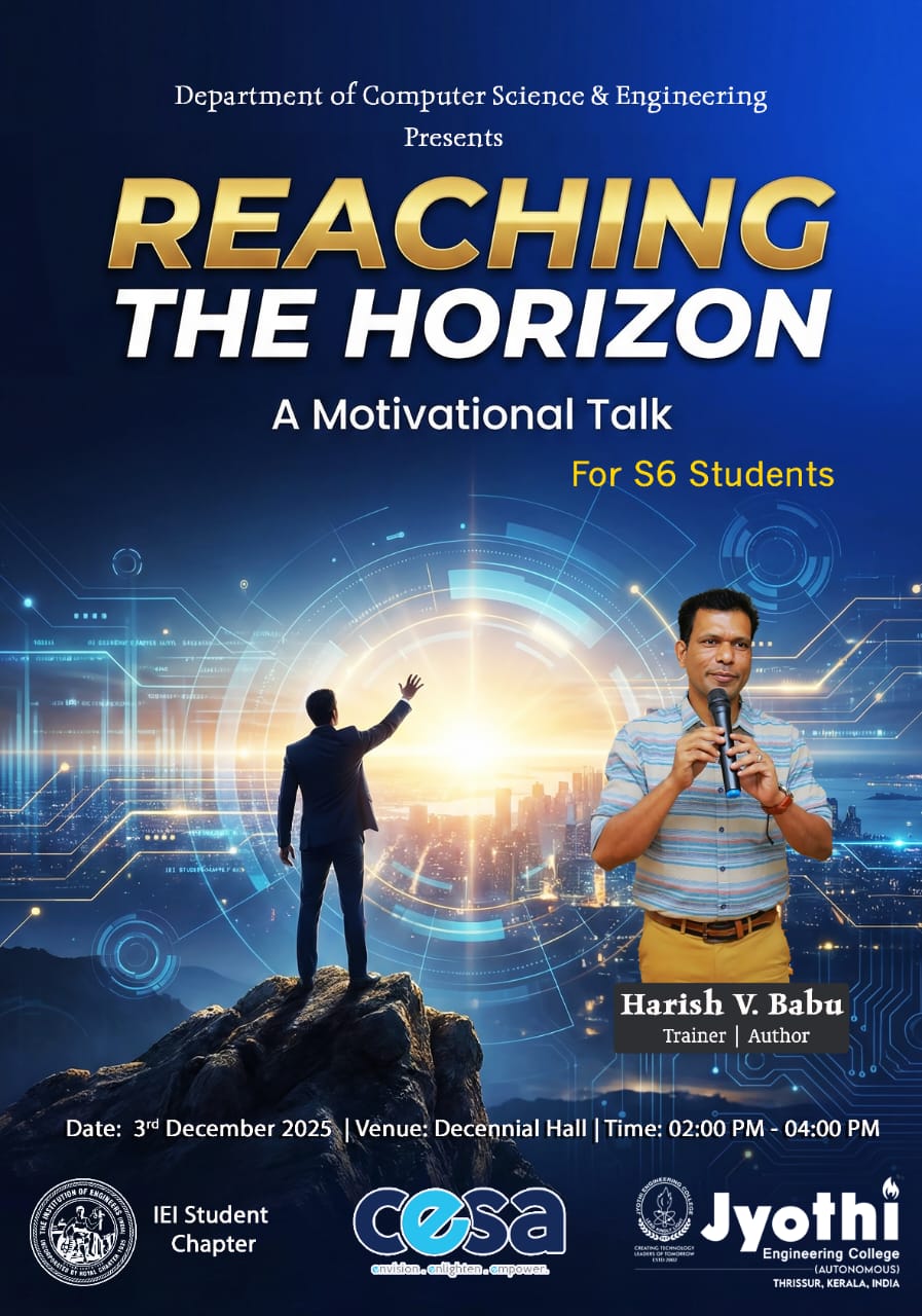 Reaching the Horizon - A Motivational talk for S6 students. 